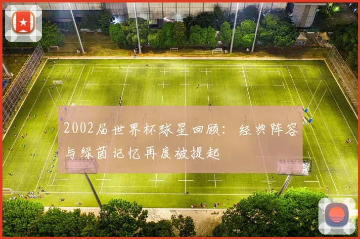 2002届世界杯球星回顾:经典阵容与绿茵记忆再度被提起